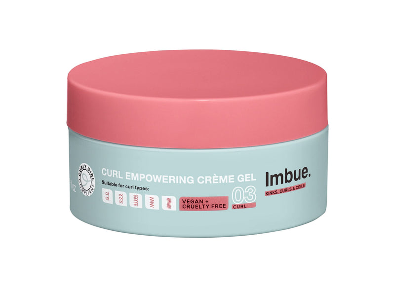 [Australia] - Imbue Curl Empowering Crème Gel - Vegan and Curly Girl Compliant, 200ml Paraben Free Curly Girl Compliant Wavy Coily Hairs Vegan Conditioner 200 ml (Pack of 1) 