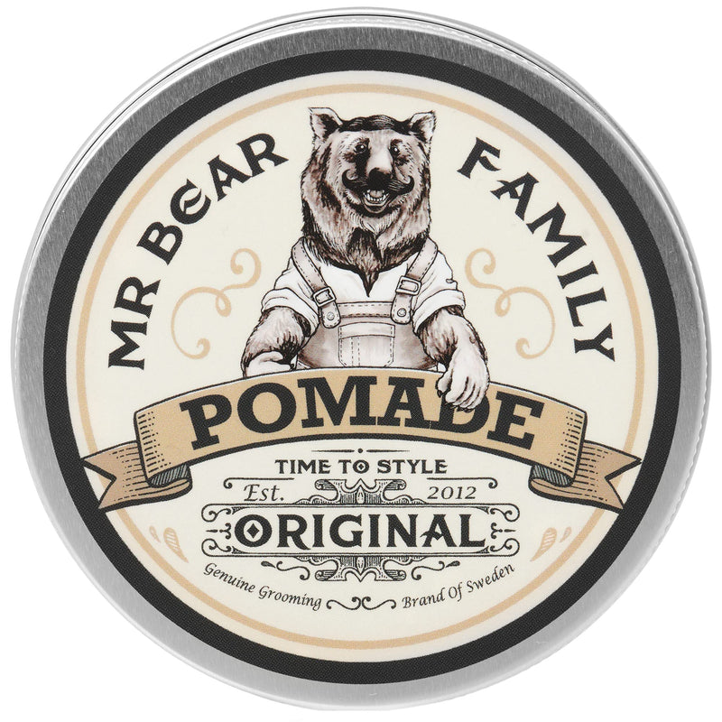 [Australia] - Hair Pomade for Men – Water Based Medium Hold Mens Hair Styling Pomade Contains Volumising Bentonite Clay – Texturising Non Greasy Anti Dandruff Pomade For That Natural Healthy Shine – Original 100ml 