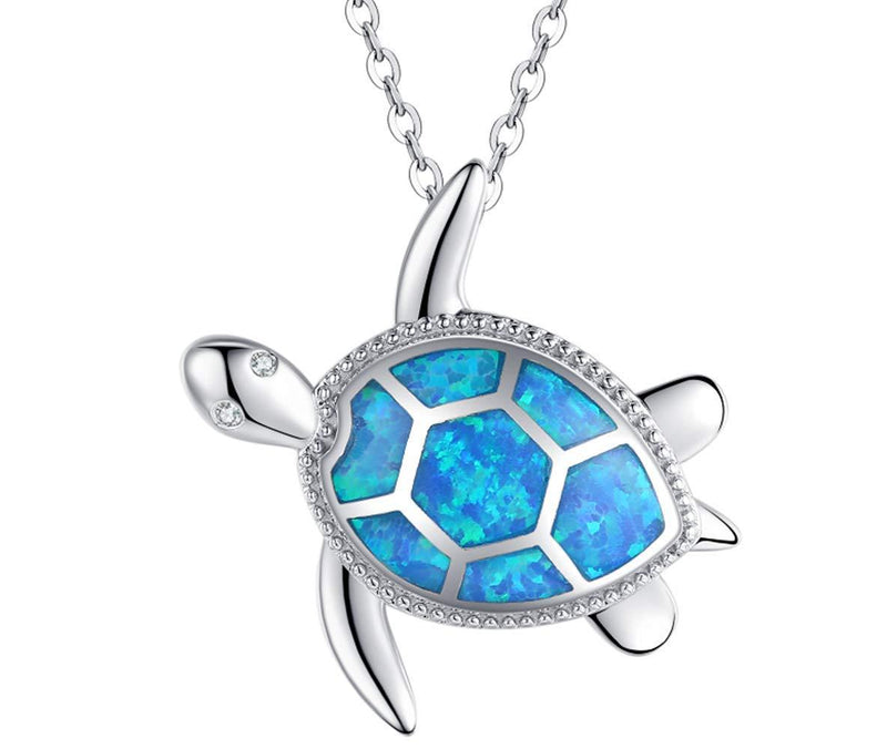 [Australia] - Mum and Daughter Gifts Turtle Necklace Gift for Mum Sterling Silver Necklace for Women Sea Turtle Gifts C-Turtle necklace 