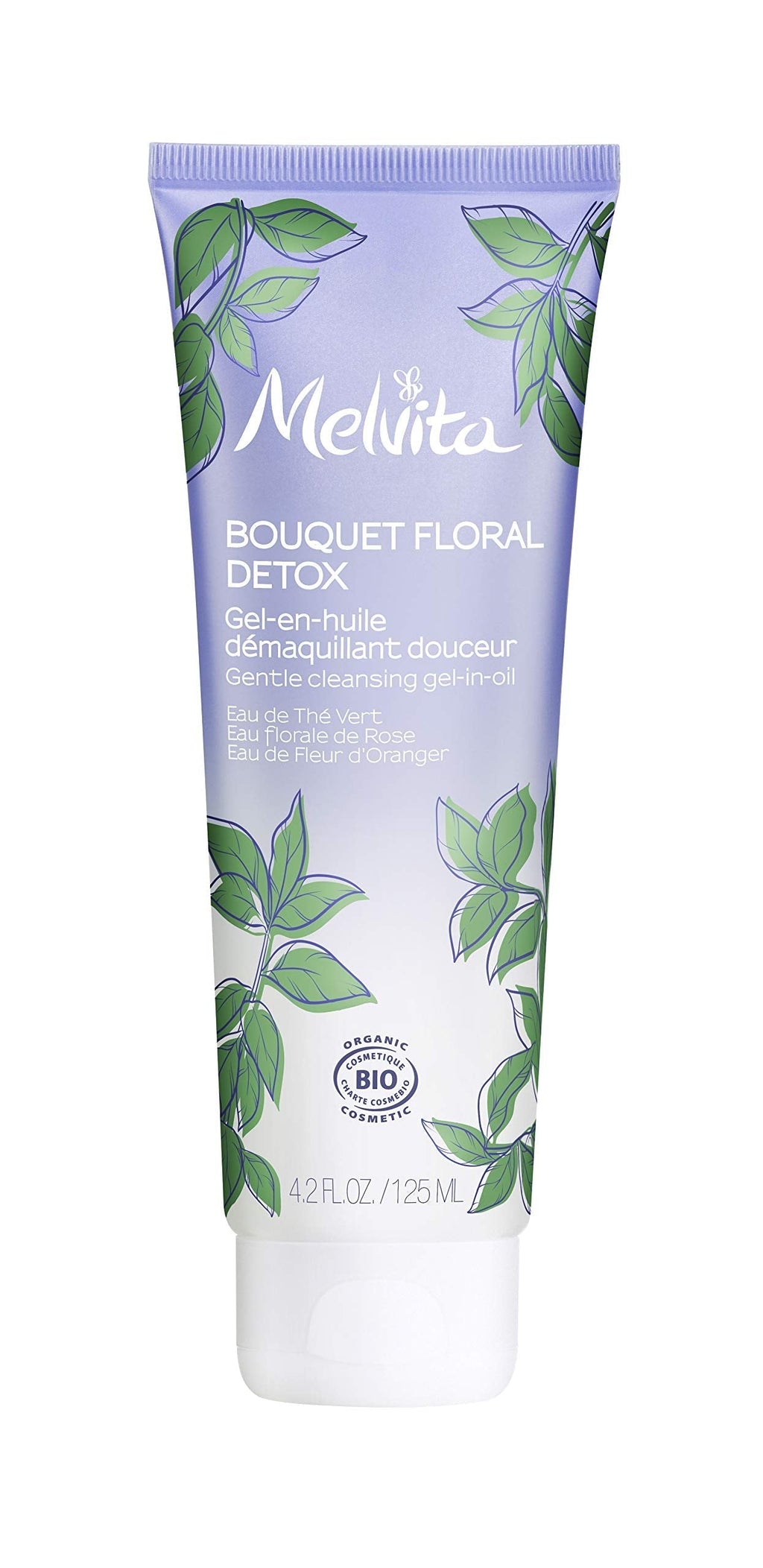 [Australia] - Melvita Floral Bouquet Detox Gentle Cleansing Gel-in-Oil Organic 125 ml 