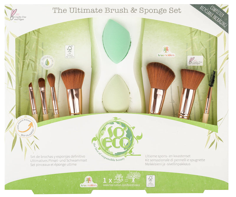 [Australia] - So Eco Ultimate Makeup brush Collection, 80 40 080 