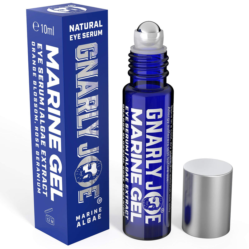 [Australia] - Gnarly Joe Eye Serum for Men. Hyaluronic Gel with Cooling Rollerball Applicator. Rejuvenates Tired Eyes, Puffiness and Dark Circles (10 ml) 10 ml (Pack of 1) 