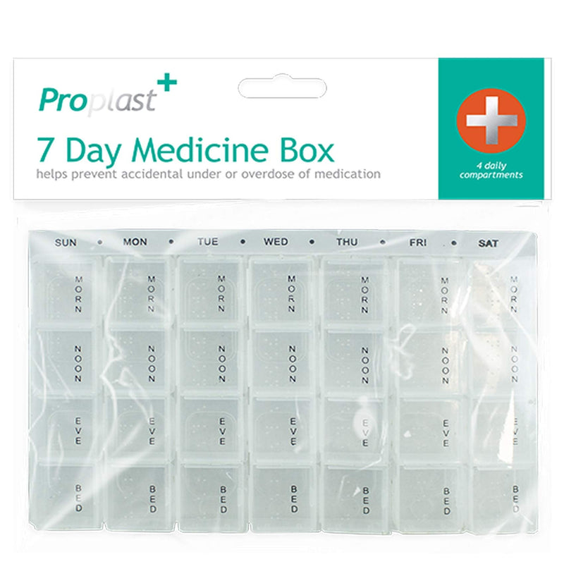 [Australia] - Medicine Pill Box Organiser Daily Weekly Tablet Storage 7 Days Dispenser Supplements Vitamins Compartments Travel Week UK Free P&P 