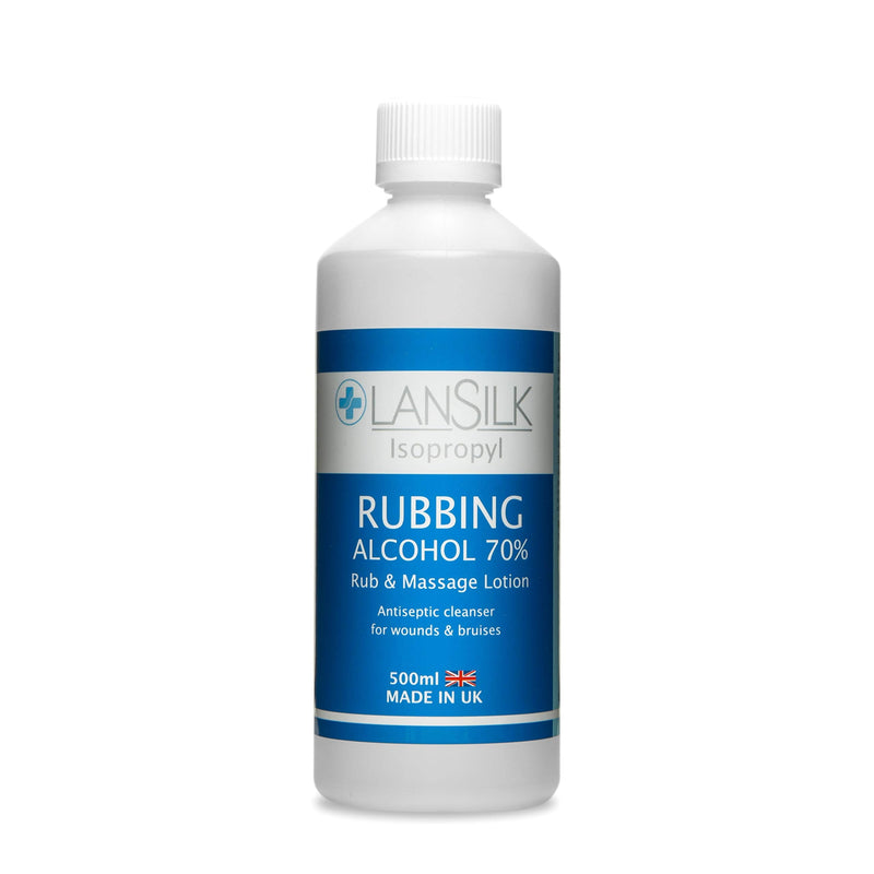 [Australia] - Lansilk 500 ml Isopropyl 70% IPA Rubbing Alcohol - First Aid Antiseptic Cleanser & Cleaning 