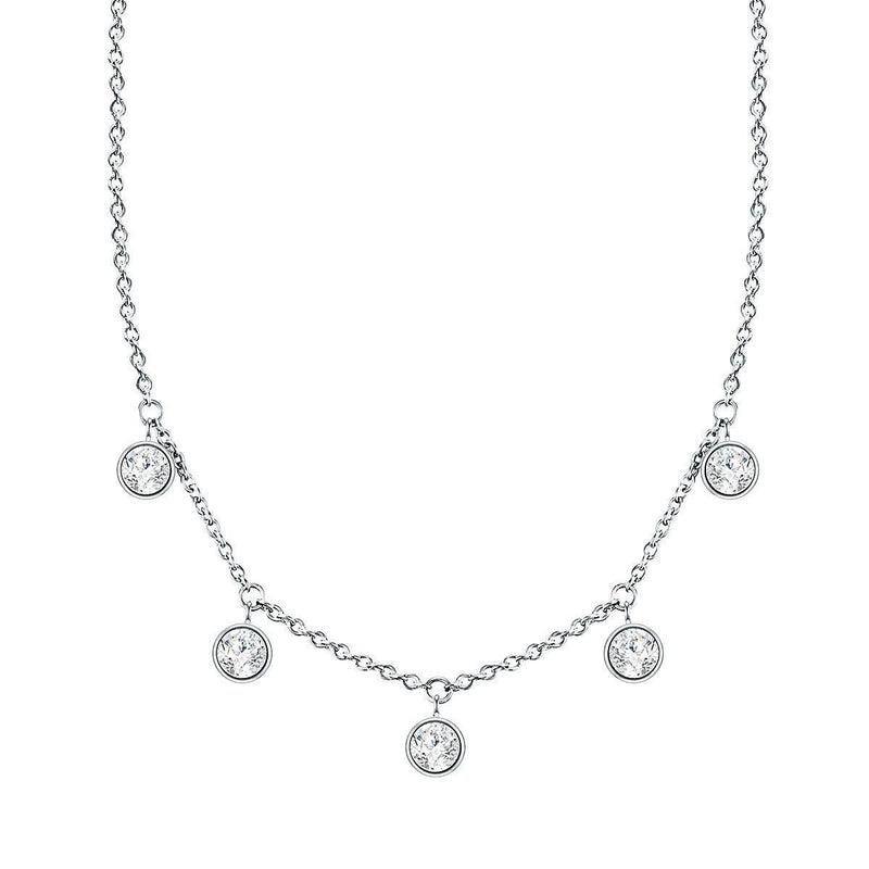[Australia] - Soul Club Female Stainless Steel Zirconia Anchor Chain 