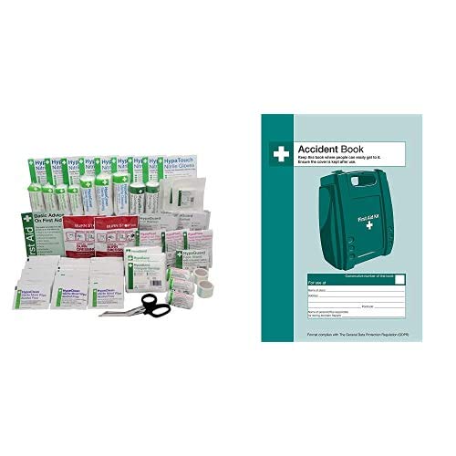 [Australia] - Safety First Aid Group Workplace First Aid Kit Refill BS8 599 Compliant, Medium with Accident Book A4 