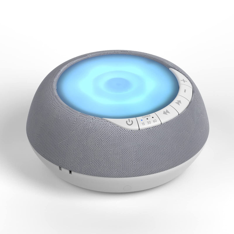 [Australia] - White Noise Machine with Nightlight, Portable Rechargeable White Noise Machine for Babies and Adults, Relaxation and Meditation Sounds Calming Sleep Aid 