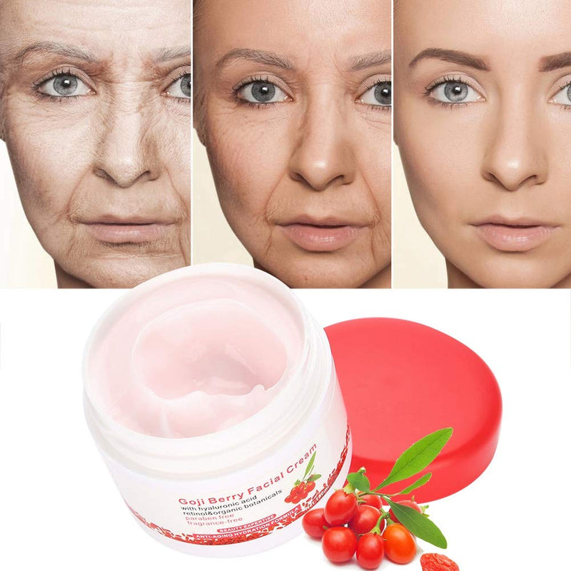 [Australia] - 100g face cream with red ginseng, invigorating moisturizer with glow effect, against wrinkles and dark circles, cream with folic acid against wrinkles and dark circles, firming face cream 