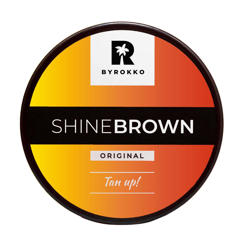 [Australia] - BYROKKO Shine Brown Premium Tanning Accelerator Cream (190 ml), Effective in Sunbeds & Outdoor Sun, Achieve a Natural Tan with Natural Ingredients 