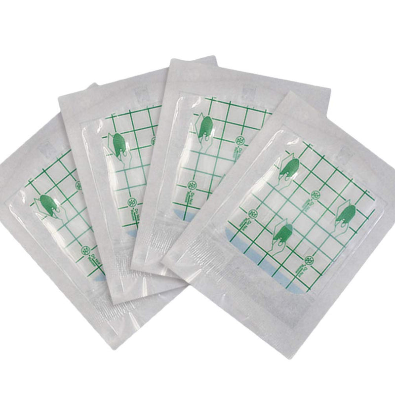 [Australia] - EXCEART 10pcs Island Dressing Pads Breathable Waterproof Adhesive Non-Woven Wound Dressing Helps Prevent Infection for First Aid and Wound Care Transparent 