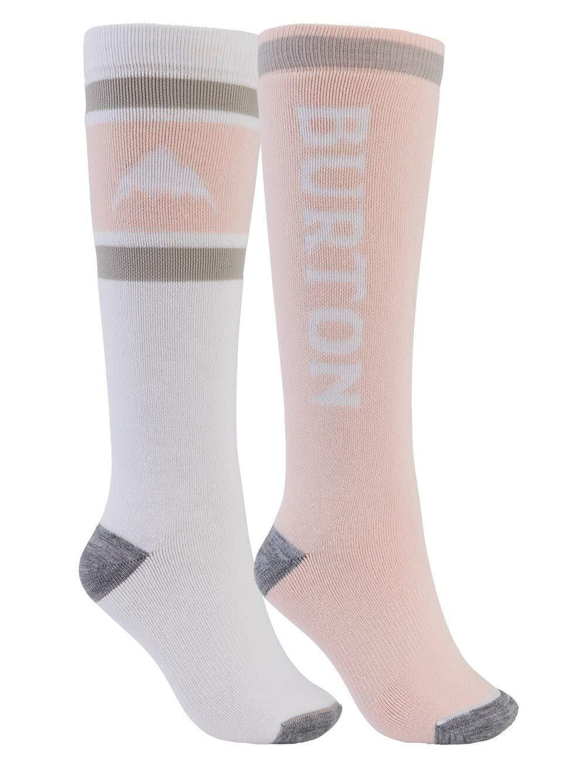 [Australia] - Burton Women's Weekend Midweight Socks S\M Stout White/Peach Melba 