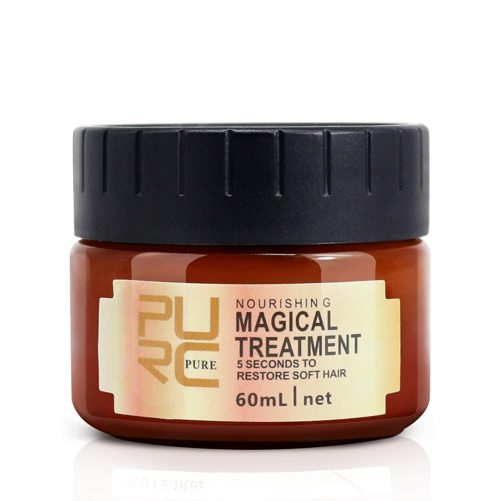 [Australia] - Magical keratin Hair Treatment Mask 5 Seconds Hair Root Repair 60ML Nourishing Soft Hair Tonic Keratin Hair Scalp Treatment, Recover Elasticity & lustrous & Soft Hair 60 ml (Pack of 1) 