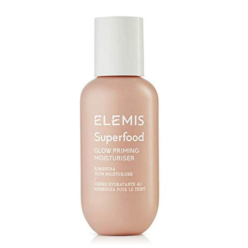 [Australia] - Elemis Superfood Glow Priming Moisturiser, Lightweight Face Cream for Smooth and Radiant Skin, Prebiotic-Infused Face Moisturiser to Prime and Hydrate, Daily Moisturiser for a Dewy Glow, 60 ml 