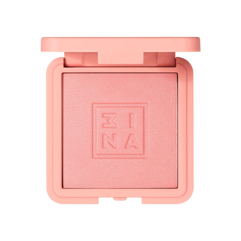 [Australia] - 3INA MAKEUP - Vegan - Cruelty Free - The Blush 348 - Natural, Light Mineral Powder Blush For Sensitive Skin - Blendable, Buildable Rouge To Give Skin A Pigmented, Dewy Glow- 0.26 Oz Light pink 