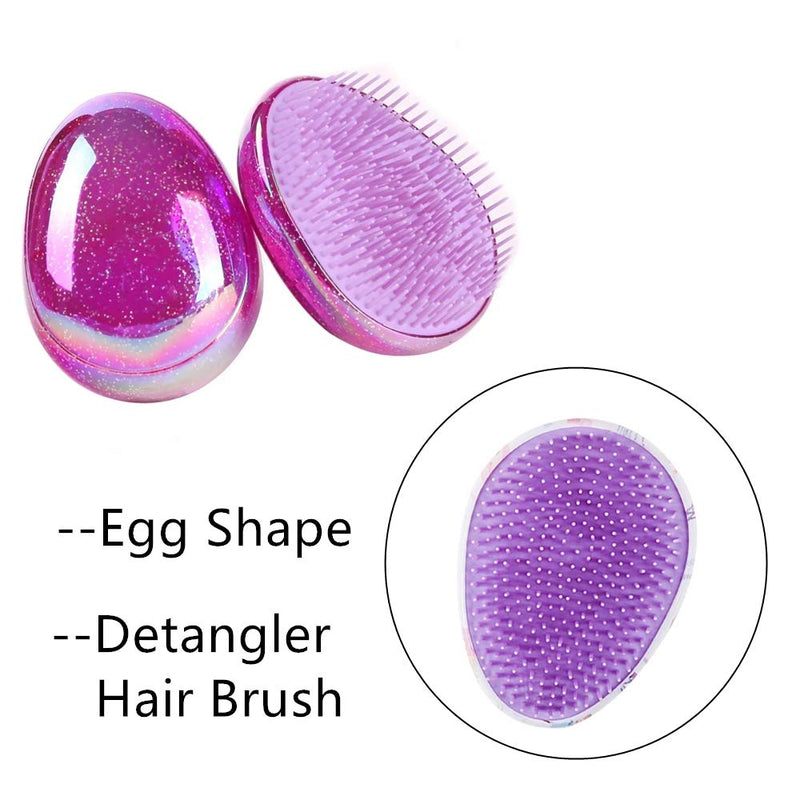 [Australia] - 2Pcs Detangler Hair Brush Hair Comb Anti-knot Massage Comb Scalp Massage Detangling Brush Beauty Tools for Thick, Wavy, Curly, or Thin Hair on Women, Girls & Kids 