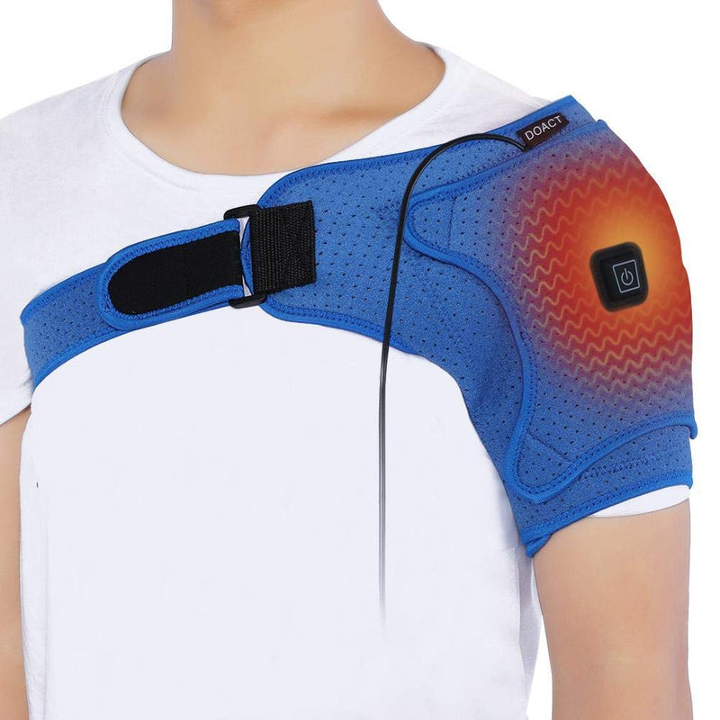 [Australia] - Mother's Day Gift Breathable Heated Shoulder Brace Support Wrap, New Electric Shoulder Support for Shoulder Pain, Shoulder Dislocation or Pain Relief 