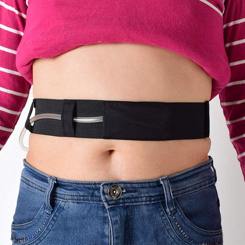 [Australia] - Peritoneal Dialysis Catheter Belt Holder Catheter Waist Belt Abdominal Protection Belt Hospital Accessories Peritoneal Tube Belt (Large) L (Pack of 1) 