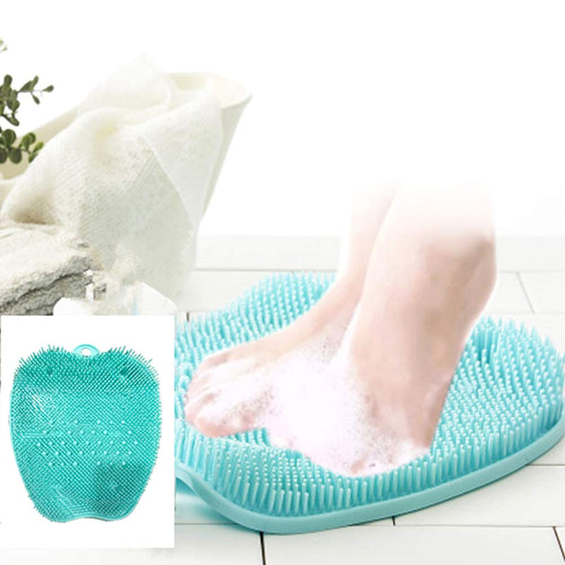 [Australia] - LifeBest Shower Foot Scrubber Brush Cleaner Massager Exfoliating Massage Mats Dead Skin Massage Pad Shower Foot Massager Cleaner Brush 