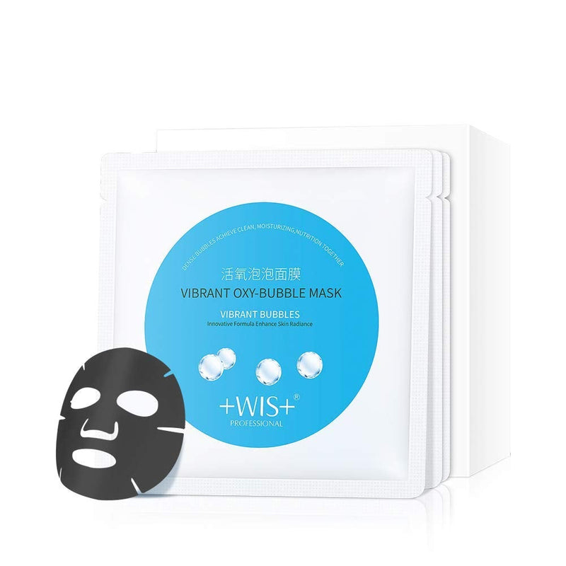 [Australia] - WIS Bubble Detox Facial Mask 10 Pack- Deeply Purify Pores, Cleanse Oil And Dirt, Exfoliate, Hydrating And Nourish The Skin, Suitable for All Skin Types 