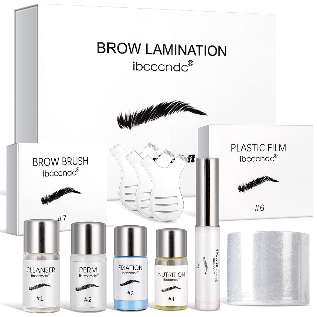 [Australia] - Brow Lamination Kit, Professional Brow Lift Kit, Semi-Permanent Brow Perming Kit, 3D Eyebrow Lifting Eyebrow Enhancer Brows Styling Kit For Salon Home Use, Natural and Long Lasting 