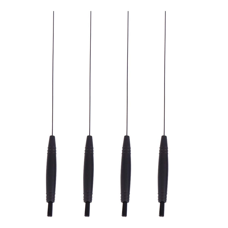 [Australia] - ULTECHNOVO 1 Set 4pcs Hearing Amplifier Cleaning Brush Hearing Aid Vent Cleaning Tool Earpiece Earmold Vent Cleaner for Sound Tubes 