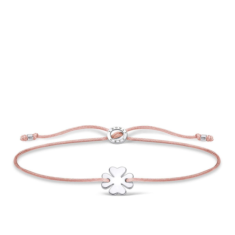 [Australia] - Thomas Sabo Silver Clover Leaf Bracelet 925 Sterling Silver 13-20cm Length 