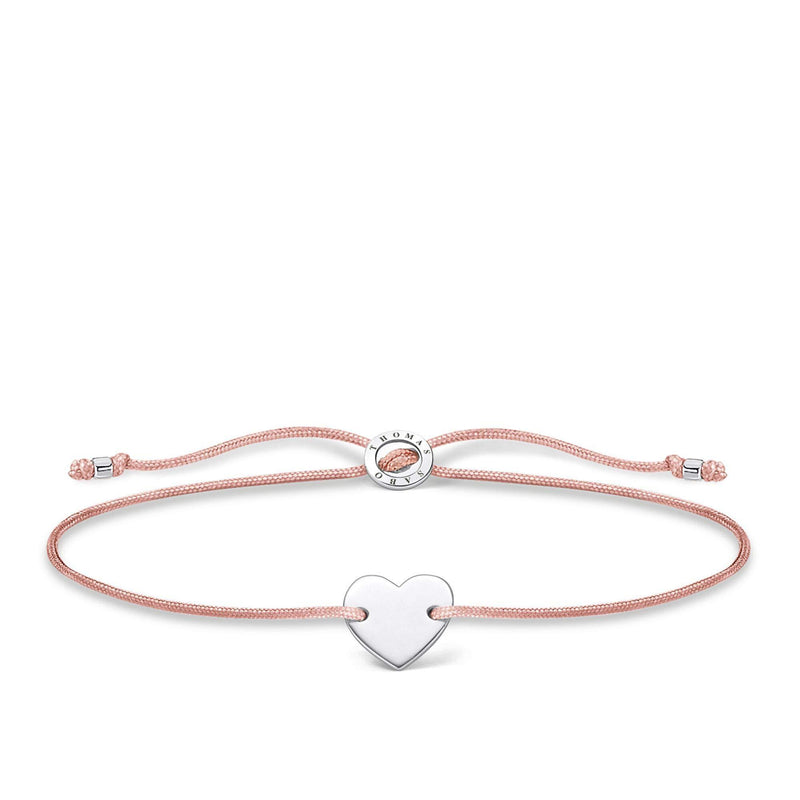 [Australia] - Thomas Sabo Women's Heart Bracelet 925 Sterling Silver 13-20 cm Length 
