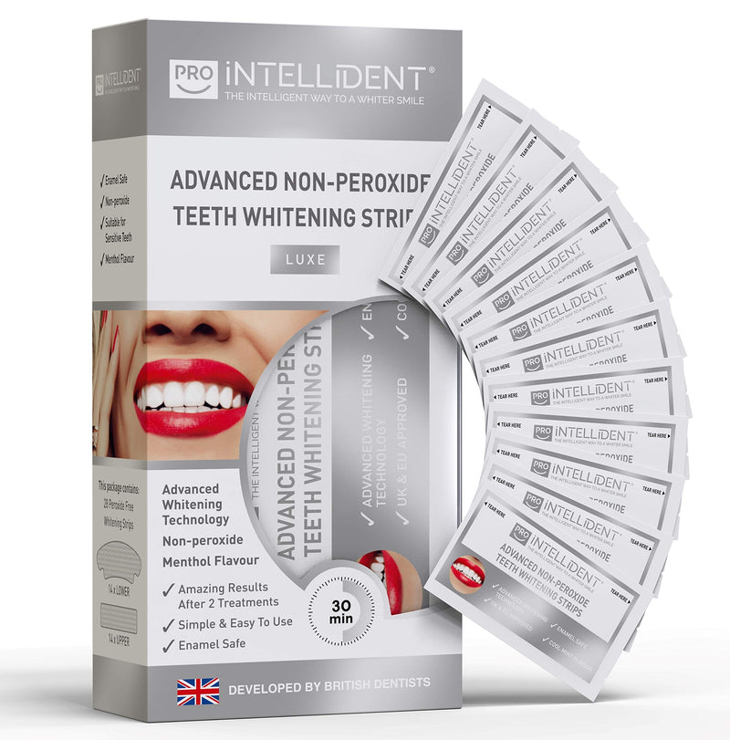 [Australia] - Pro Intellident Teeth Whitening Strips | Home Teeth Whitening Strips Developed by British Dentists for Instant Results 
