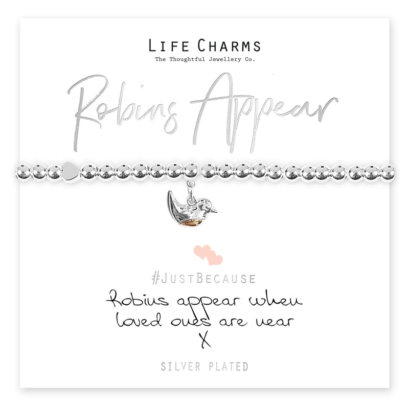 [Australia] - Life Charms Robins Appear When Loved Ones Are Near bracelet 