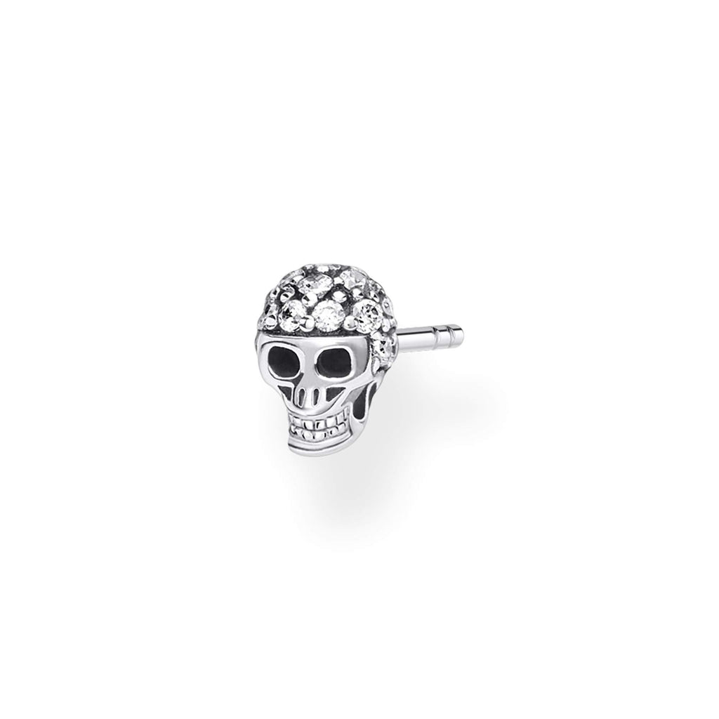 [Australia] - Thomas Sabo Women's Single Stud Earrings Skull Silver 925 Sterling Silver 