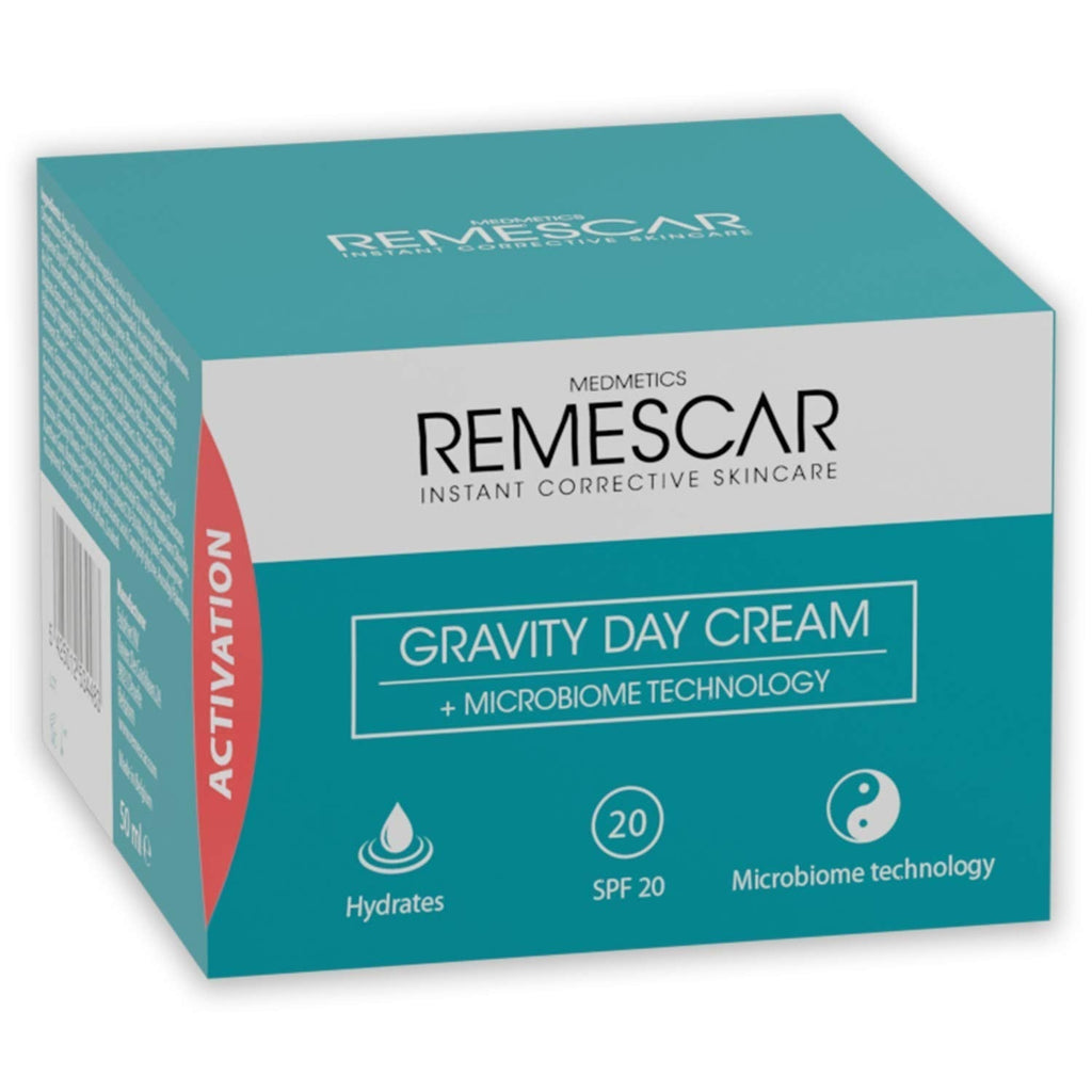 [Australia] - Remescar Gravity Day Cream - SPF 20 - Boost Collagen and Elastin to Improve Skin Firmness - Reduce Visible Signs of Ageing - Microbiome Technology to Restore Skin Balance 