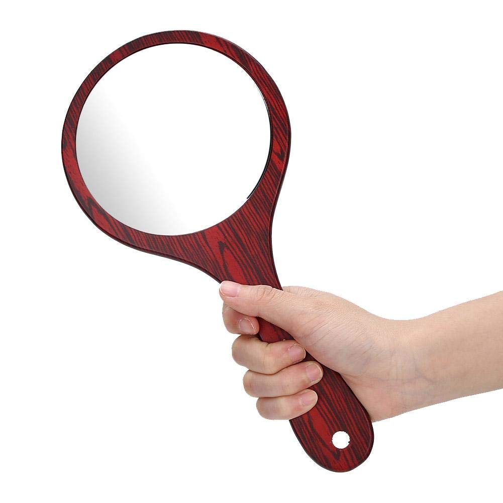 [Australia] - Hairdressing Mirror, Handheld Mirror, Vintage Hairdressing Mirror Hand Mirror with Wood Handle Barber Accessories for Professional Salon Barbers Hairdressers(#2) #2 