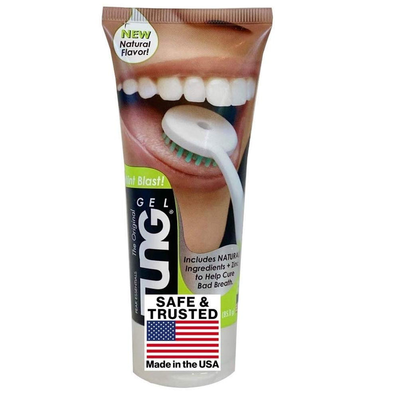 [Australia] - TUNG Gel Natural with Mint Blast 3oz (85g) | Tongue Cleaner | Fights Bad Breath | Eliminates Odour | Halitosis | for Fresh Breath 85 g (Pack of 1) 