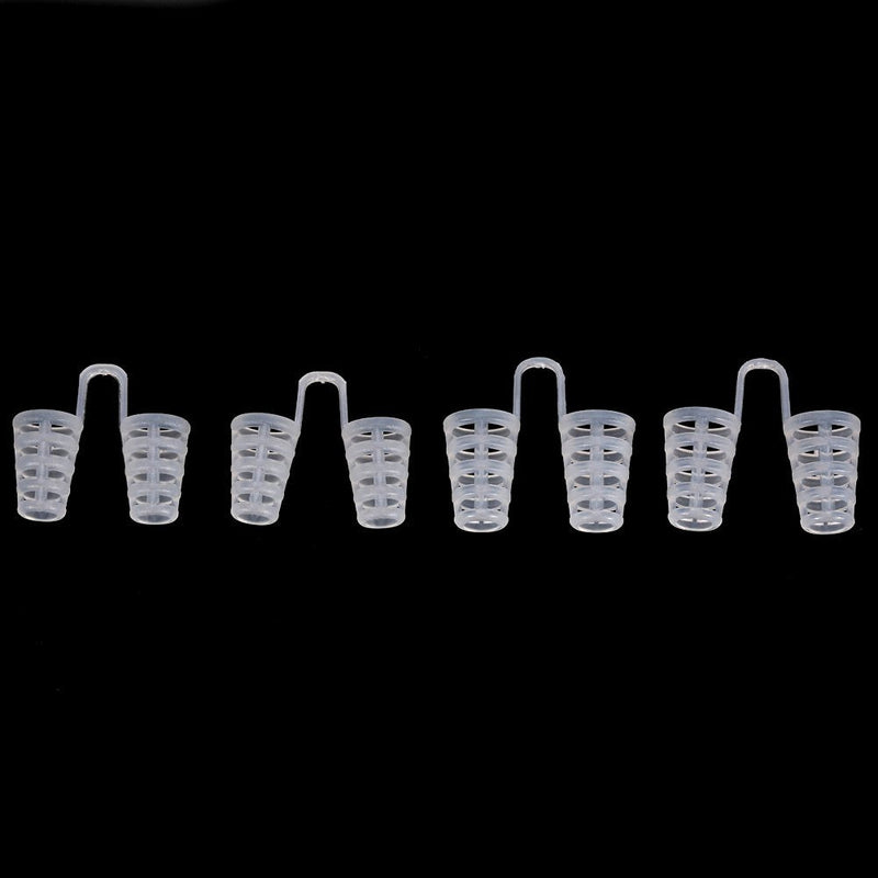 [Australia] - Fournyaa Snoring Stopper, Snoring Clip, Nose Cones, Hollowed-out 4PCS for Smoothly Breath Sleep Anti-snore Device Sleeping Aid Stopper 