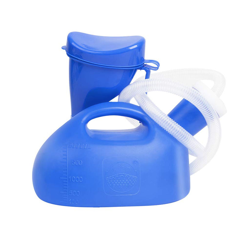 [Australia] - OOCOME Urine Bottles for Men & Women, Unisex Urinal Bottle Portable Travel Urinal Bottles Leakproof 2000ml Camping Toilets for Adults Upgrade-blue 