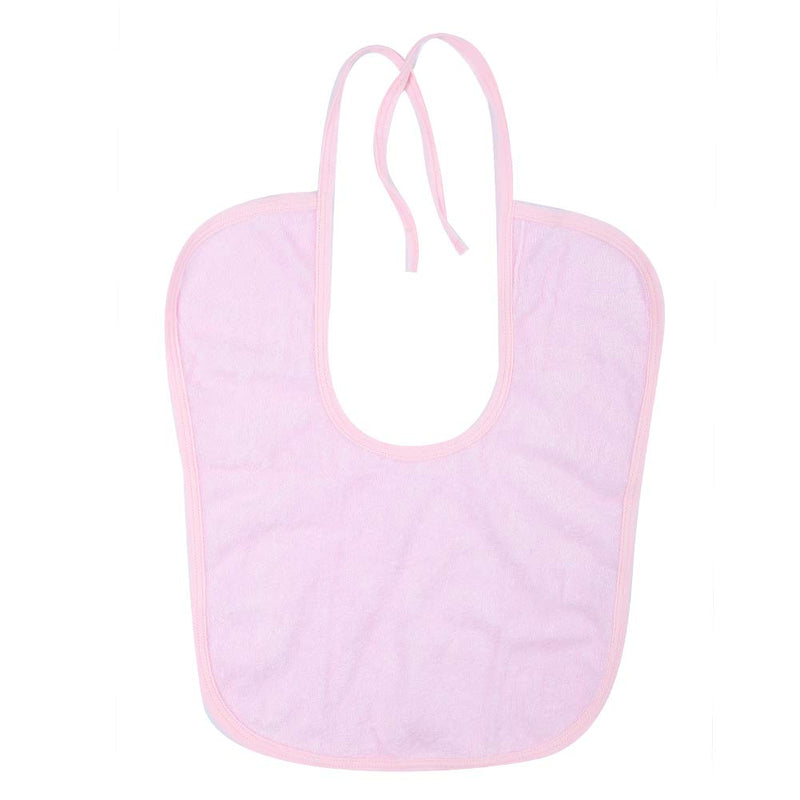 [Australia] - Adult Bibs,Waterproof Adult Elder Mealtime Apron with Adjustable Strap, Washable Dinning Aid Clothes Protector for Elderly, Seniors(Pink-31*42) Pink-31*42 