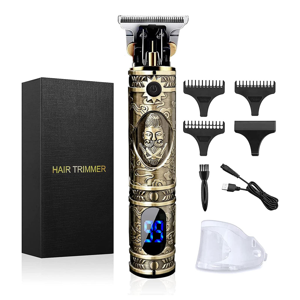 [Australia] - Hair Clippers Beard Trimmer for Men, Professional Cordless Hair Trimmer T-Bladeds Outliner Grooming Baldheaded Shaver with 1500mAh Battery and 180 Mins Working Time Gifts for Men (1#) 4# 