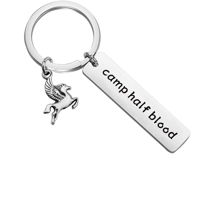 [Australia] - Camp Half Blood Bracelet Flying Horse Charm Bracelet Percy Jackson Jewelry Gift for Family Mythology Movie Gift keychain 