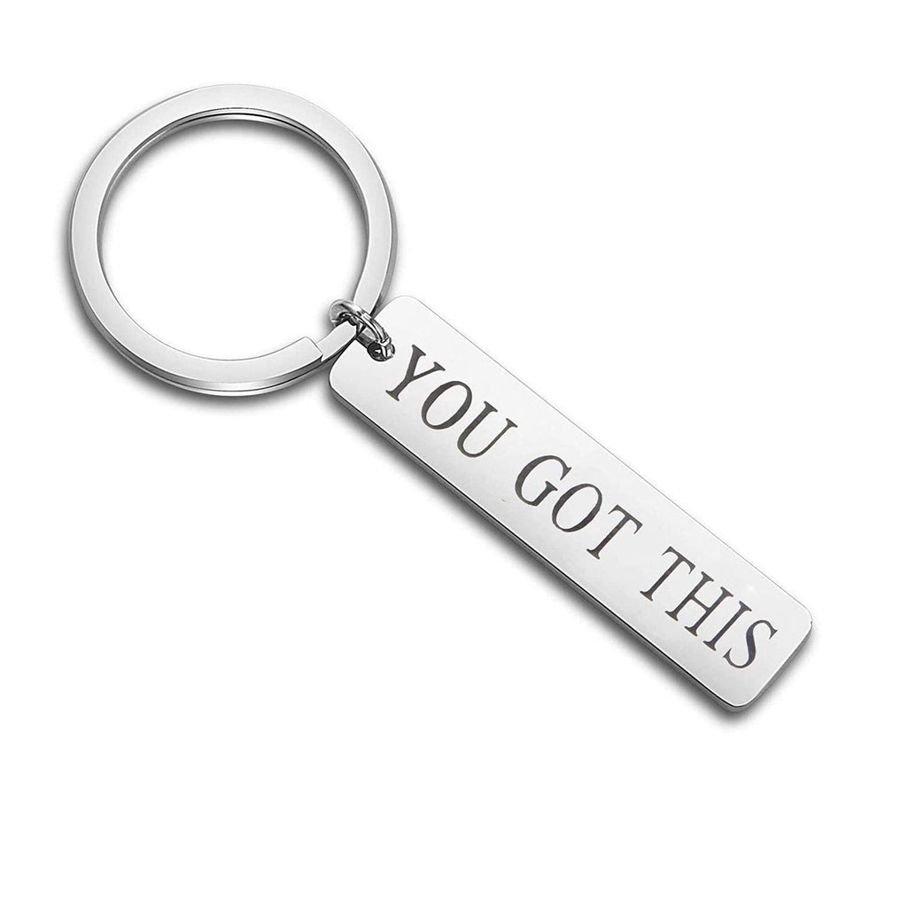 [Australia] - You Got This Keychain Positive Quote Uplifting Key Chain Recovery Gift 