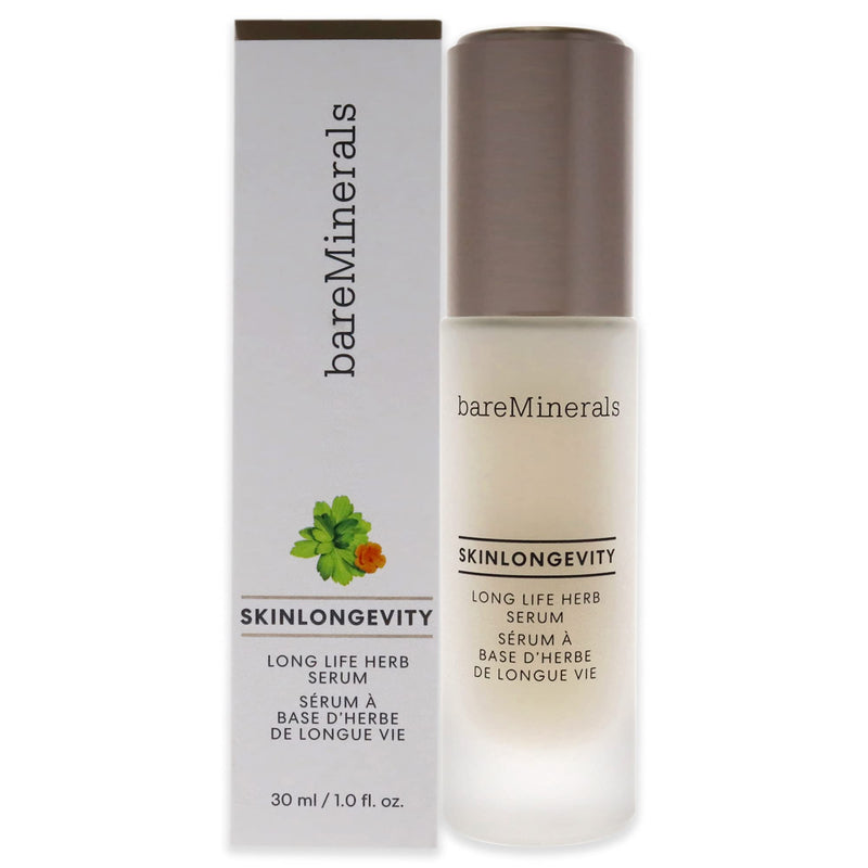 [Australia] - bareMinerals Skinlongevity Long Life Herb Serum For Unisex 1 Oz Serum, White, 28.3 gram 