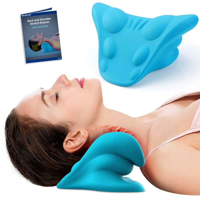 [Australia] - REARAND® Neck Stretcher,Neck and Shoulder Relaxer ,Neck Cloud for TMJ Pain Relief and Cervical Spine Alignment ,Neck Pain Relief Chiropractic Pillow,Posture Corrector 