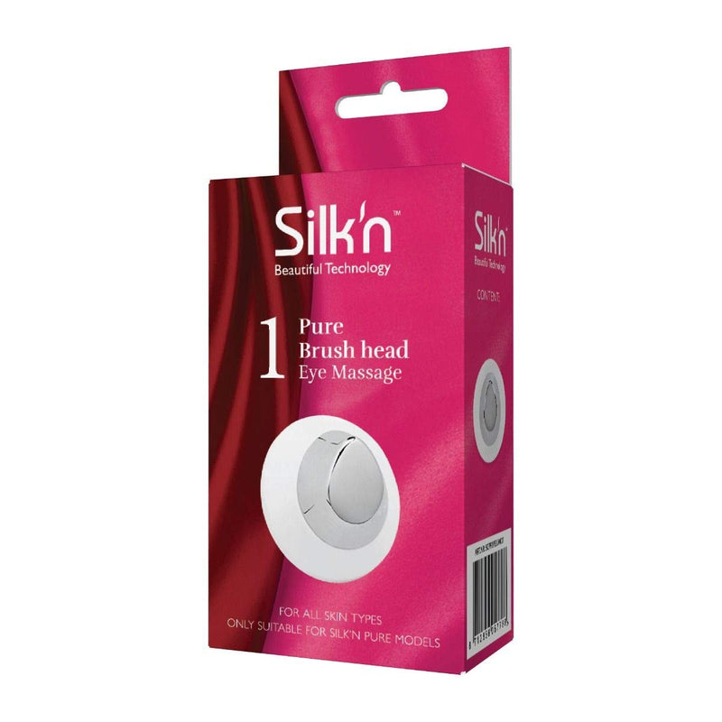 [Australia] - Silk'n Pure Brush Heads, Eye Massage - for Massaging and Refreshing The Skin Around The Eyes - 1 Piece Green 