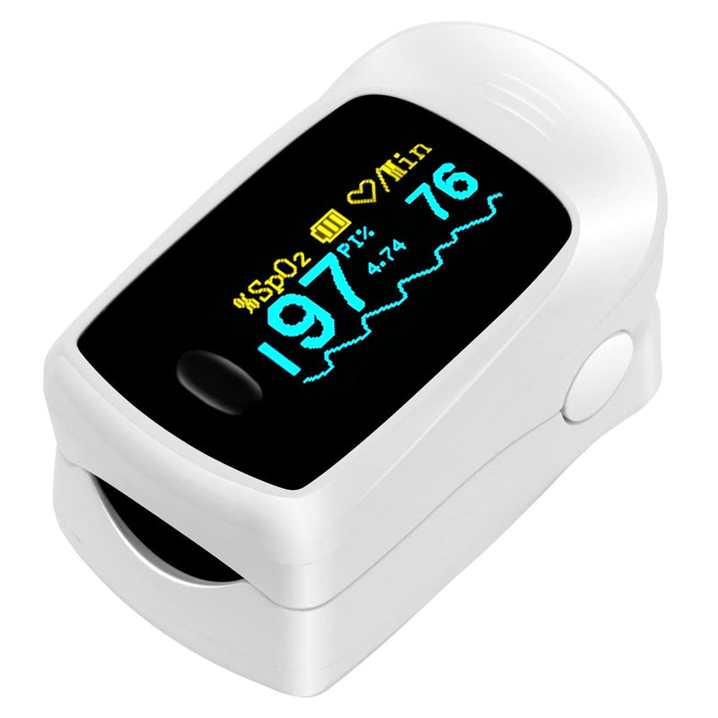 [Australia] - BLT M70B Oxygen Monitor Finger Adults, Fingertip Pulse Oximeter CE Mark Approved, Meet UK Standard, SpO2 Blood Oxygen Saturation Sats Monitor with Heart Rate and Perfusion Index (Includes Batteries) 