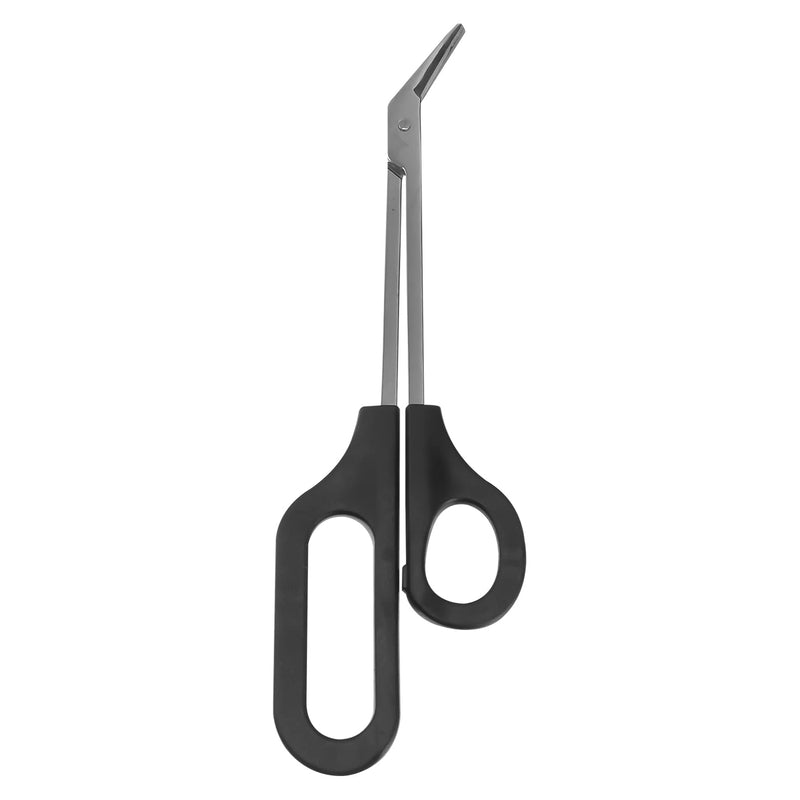 [Australia] - Minkissy Long Handled Toenail Scissors and Clipper Easy Cuticle Scissor for Thick Toe Nails Men Women Elderly (Black) 