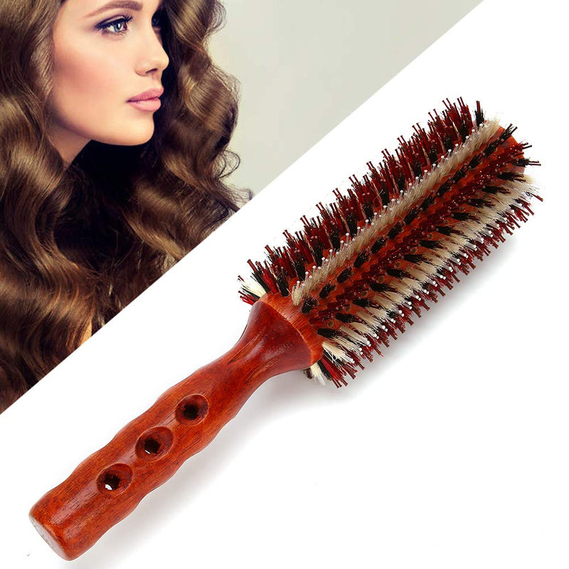 [Australia] - Round Hair Brush, Professional Hair Styling Comb Brush,Handle Comb For Women And Men, Straightening Curling Brush Large For And Curling, Wet And Dry Hair 