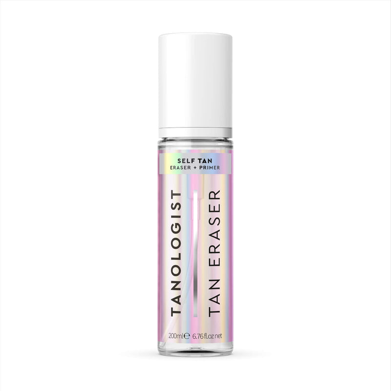 [Australia] - Tanologist Fake Tan Remover (200 ml) Gentle Self Tanning Eraser and Skin Primer Dermatologist Approved Clean Ingredients & Vegan Remover/Primer 