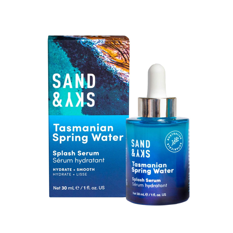 [Australia] - Sand & Sky Tasmanian Spring Water Splash Serum - Hyaluronic Acid Serum for Face | Face Serum (30ml) 