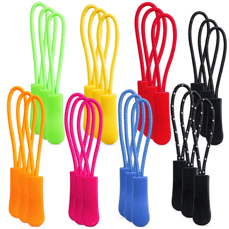 [Australia] - 40 Pieces Zipper Pulls Zip Extension Zipper Tag for Clothes Backpacks Traveling Case Handbag Purse Zipper Replacement Tag Tents 40 