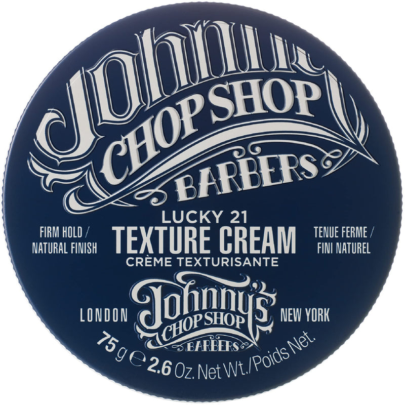 [Australia] - Johnny's Chop Shop - Lucky 21 Texturising Cream, Firm Hold Hair Styler (75g) Citrus 