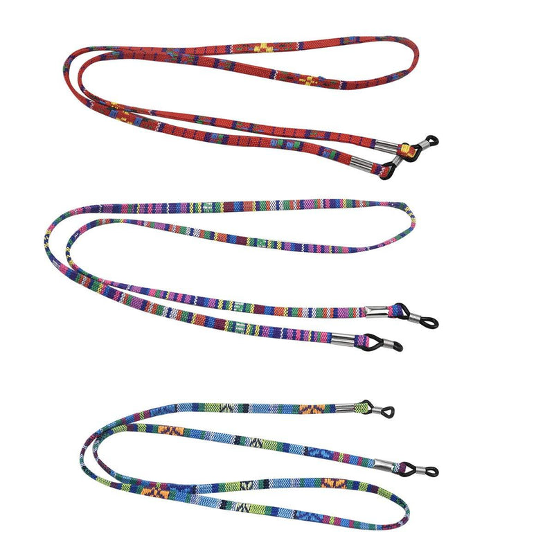 [Australia] - Glasses Strap for Women 3 Pcs Sunglasses Strap Glasses Chain for Women Sunglasses String Cord Eyewear Retainer for Sport, Glasses Chain Glasses Cord Glasses String 